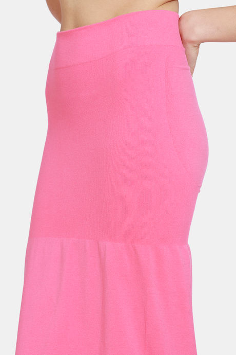 Zivame All Day Seamless Slit Mermaid Saree Shapewear - Dark Pink — image 6